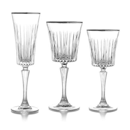 Baccarat Glassware Silver Collection