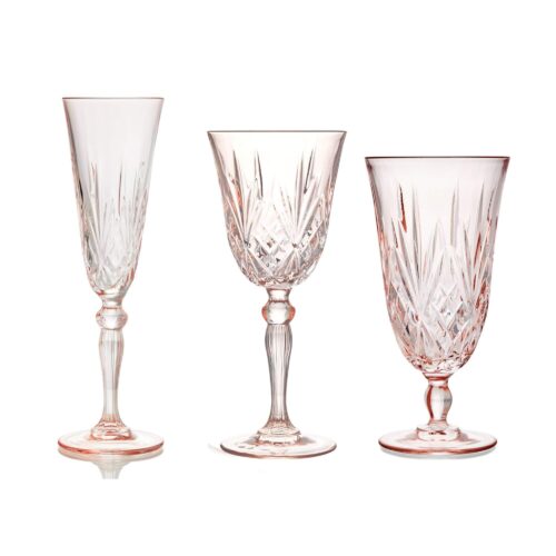 Murano Blush Glassware Collection