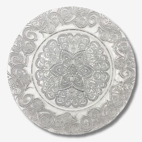 Marrakesk Silver Charger 13″