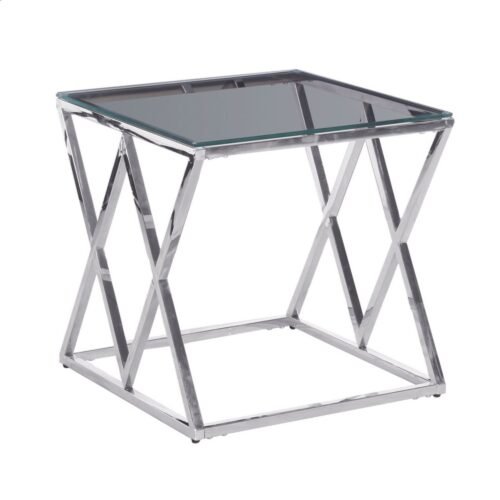 Tribeca Side Table Silver