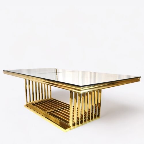 Legacy Gold Rectangular Dining Table 3