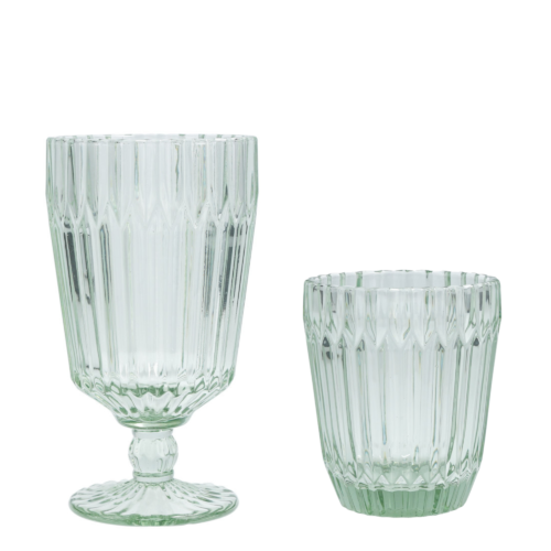 Sapphire Green Glassware Collection