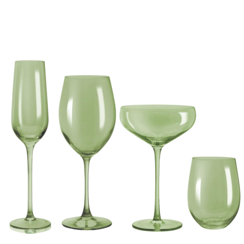 Colormax Sage Glassware Collection