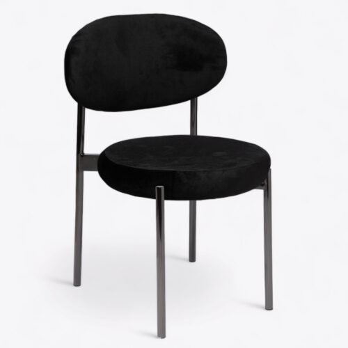 Etna Black Dining Chair Black