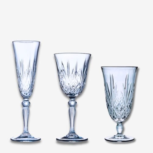 Murano Blue Glassware Collection