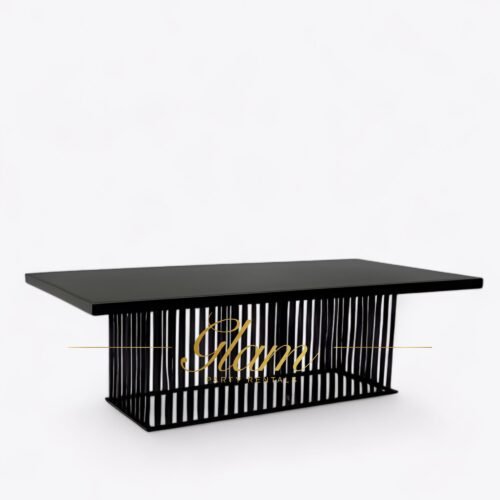 Creed Black Rectangular Dining Table