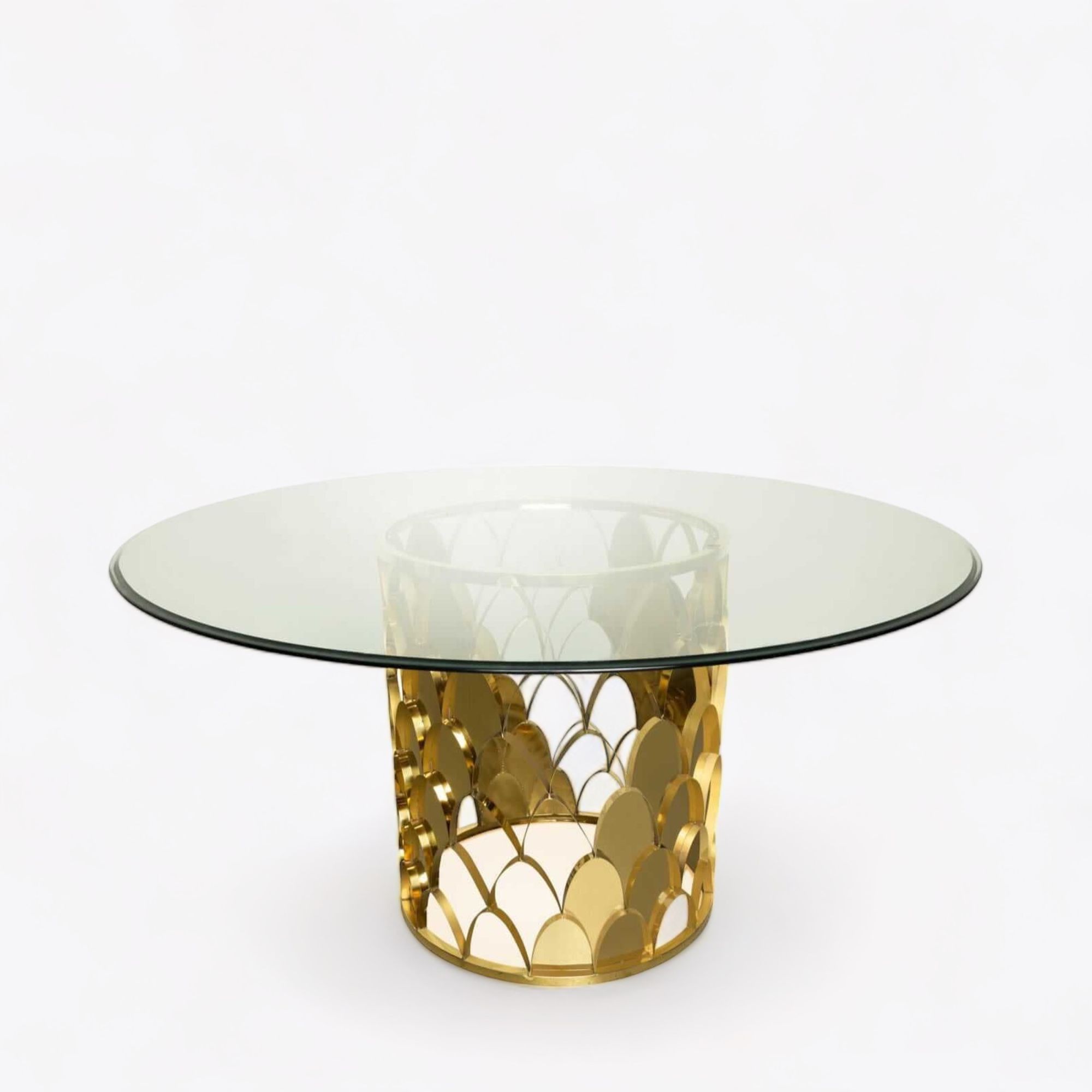 Gold Scales Dining Table