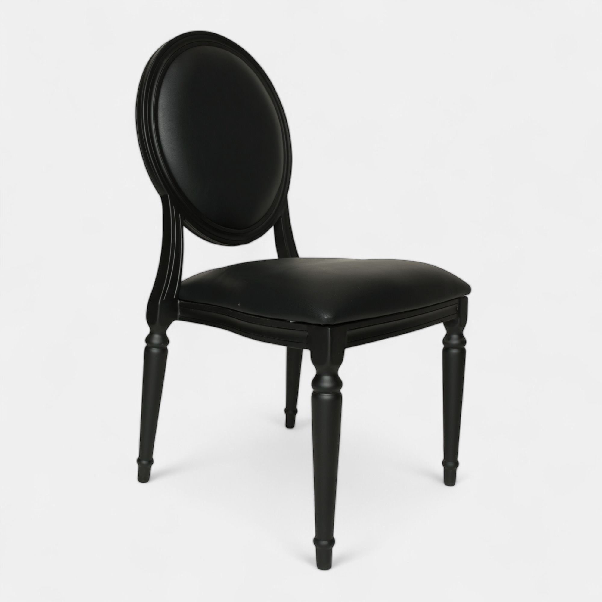 Marie Antoinette Black Dining Chair - Black