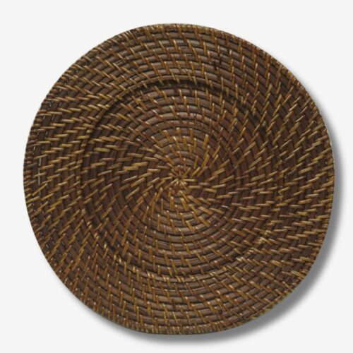 Rattan Chesnut Charger 13″