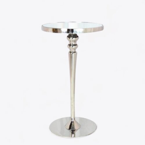 Stiletto Silver Highboy Table