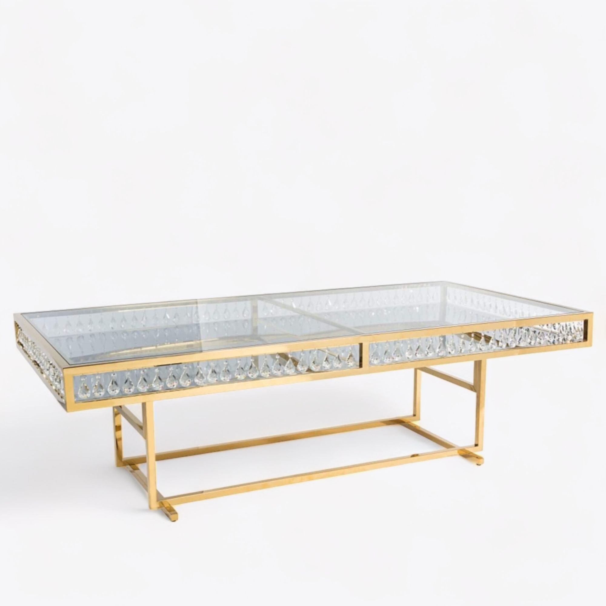 Crystal Gold Dining Table