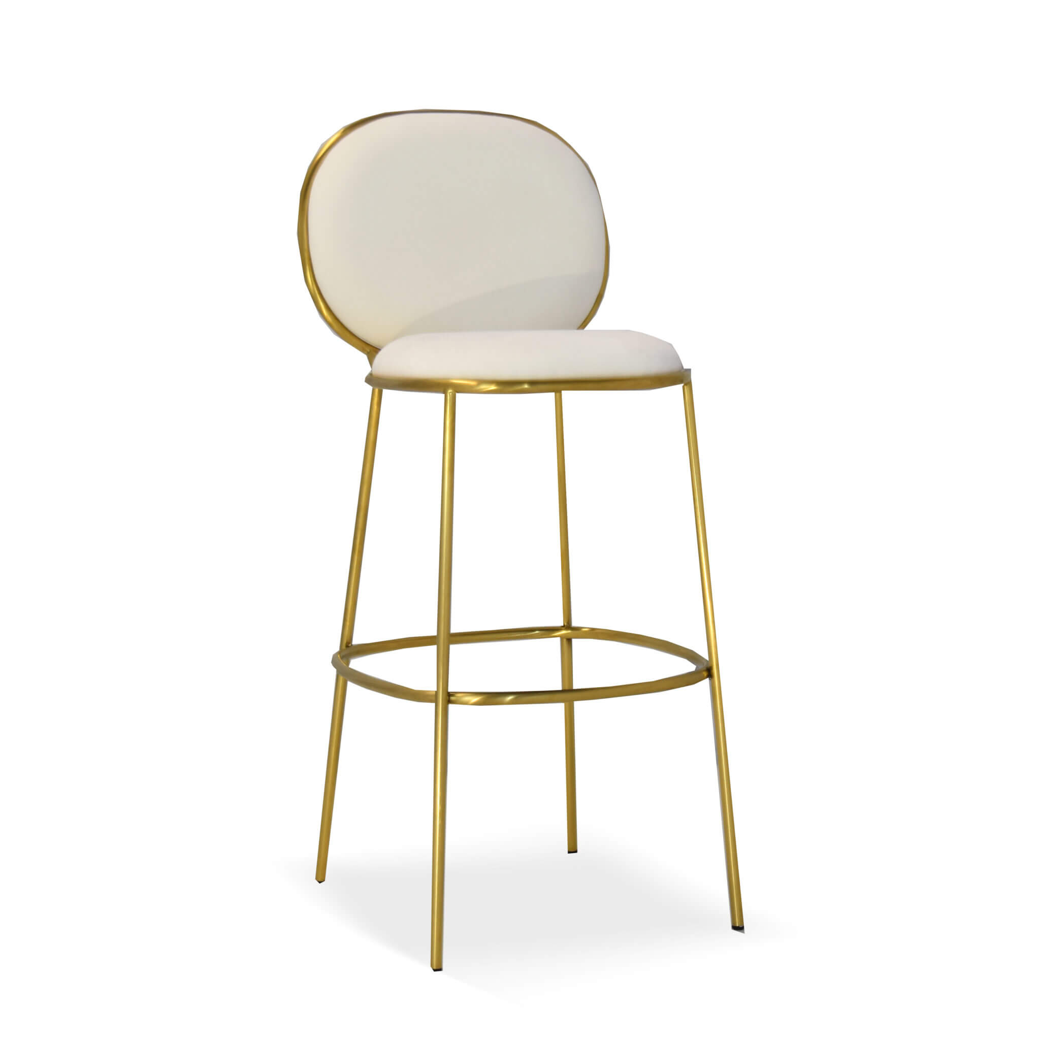 London Chic Barstool White Glam Party Rentals