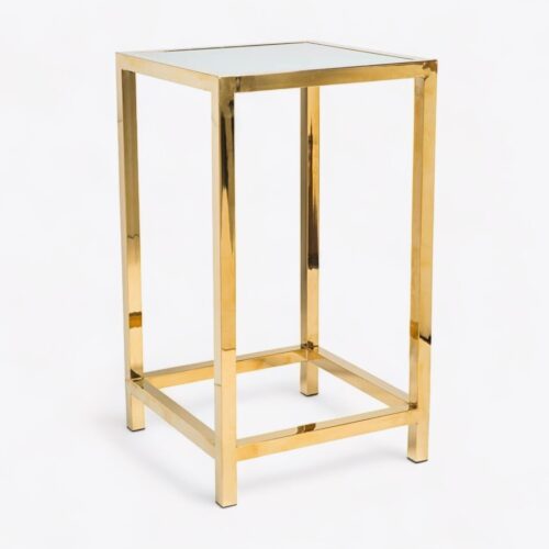 Metropolitan Gold Highboy Table