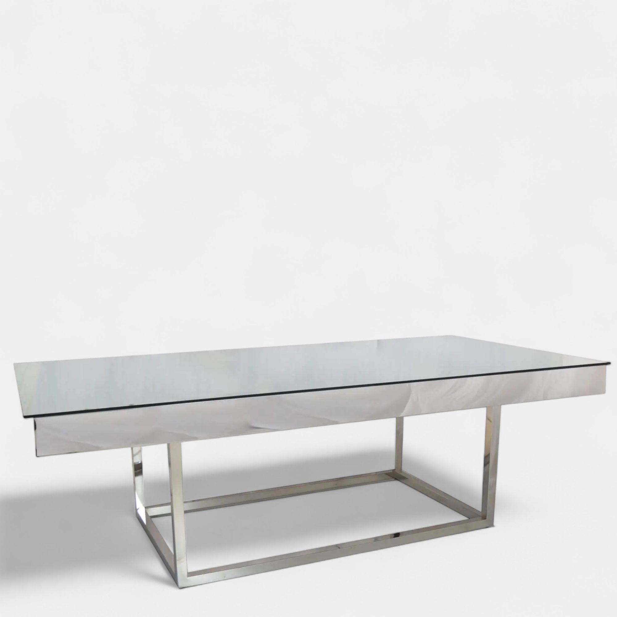 Valencia Silver Rectangular Dining Table - Image 2