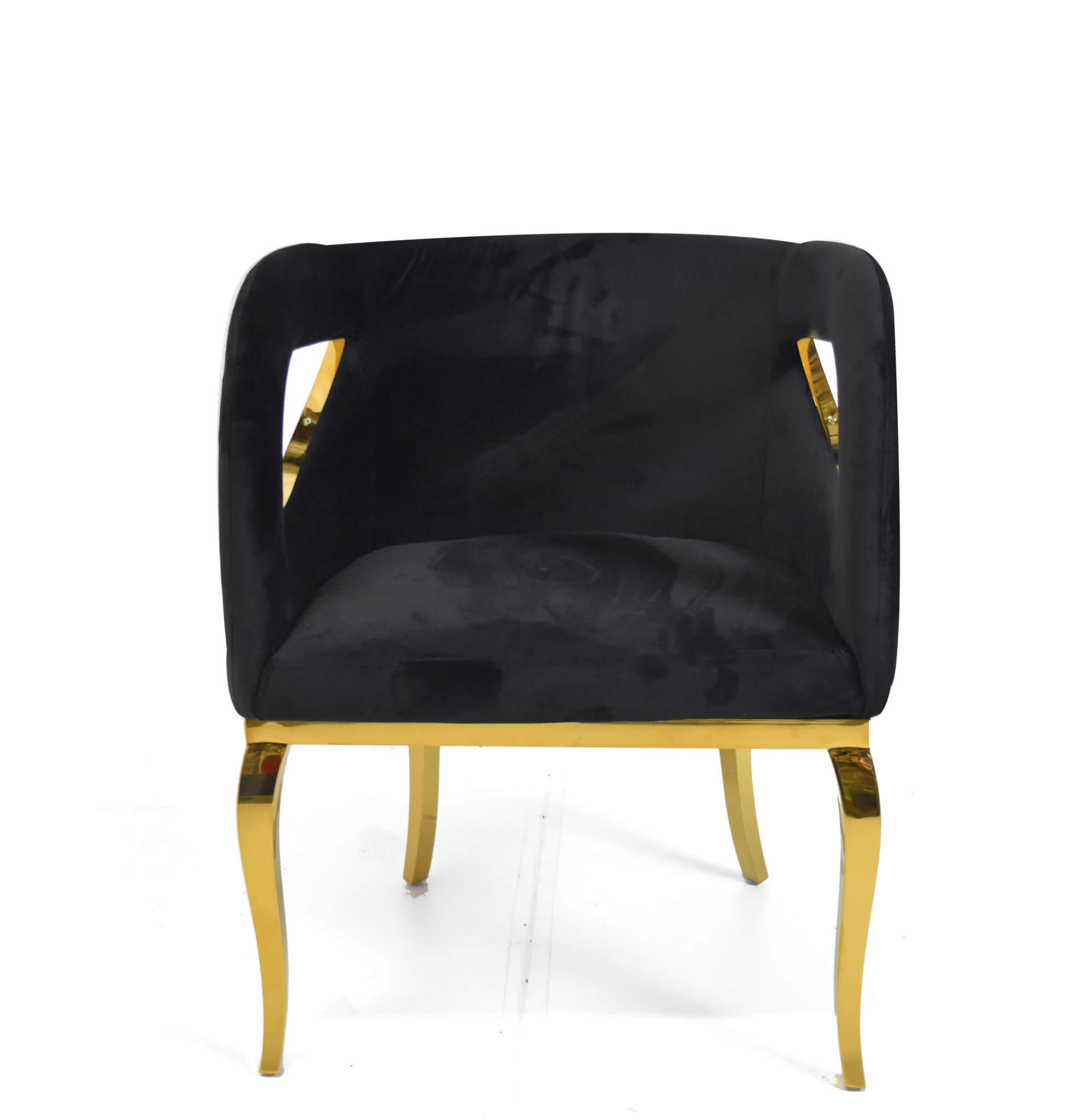 Garbo Black Lounge Chair - Image 3