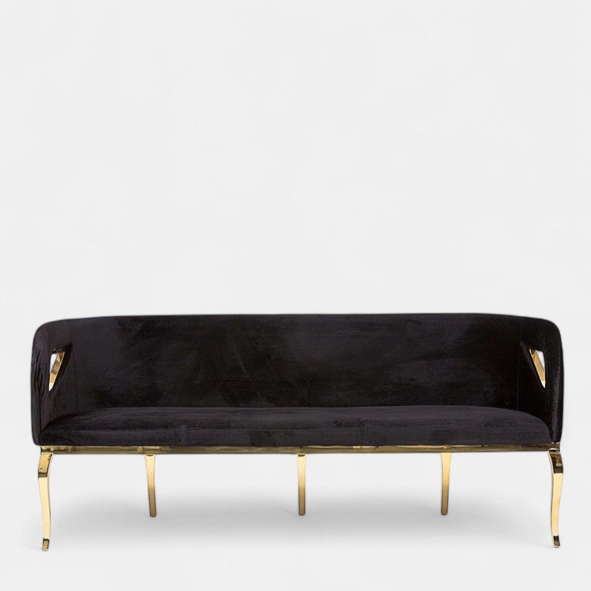 Garbo Black Sofa - Image 2