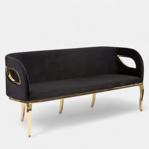 Garbo Black Sofa 3