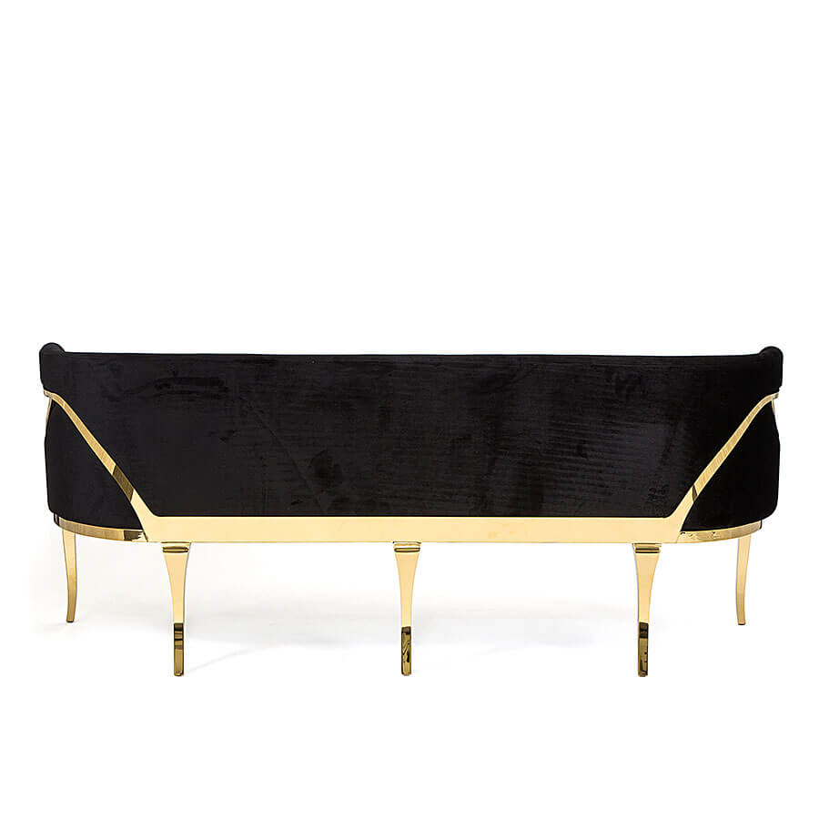 Garbo Black Sofa Back