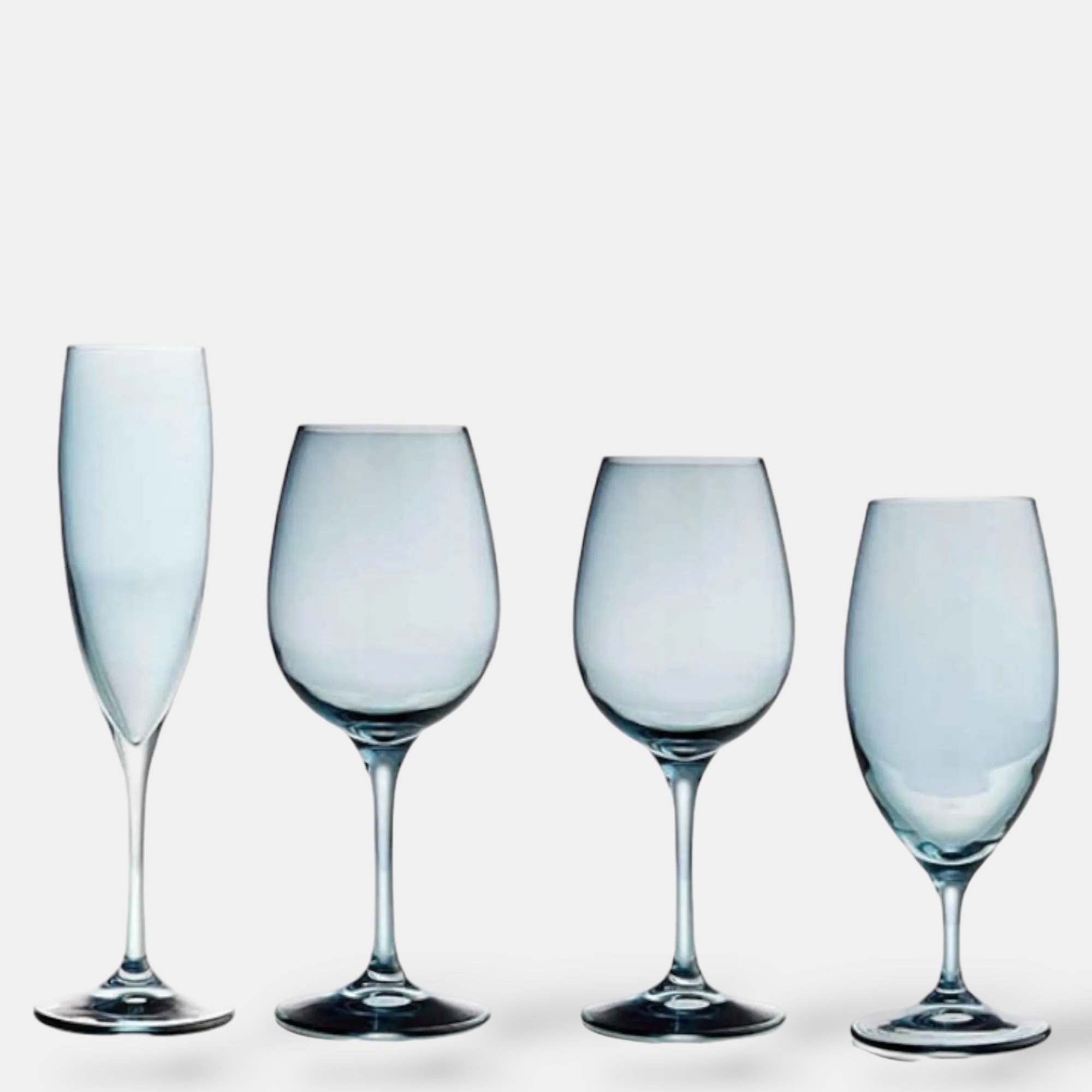 Alice Glassware Blue Collection