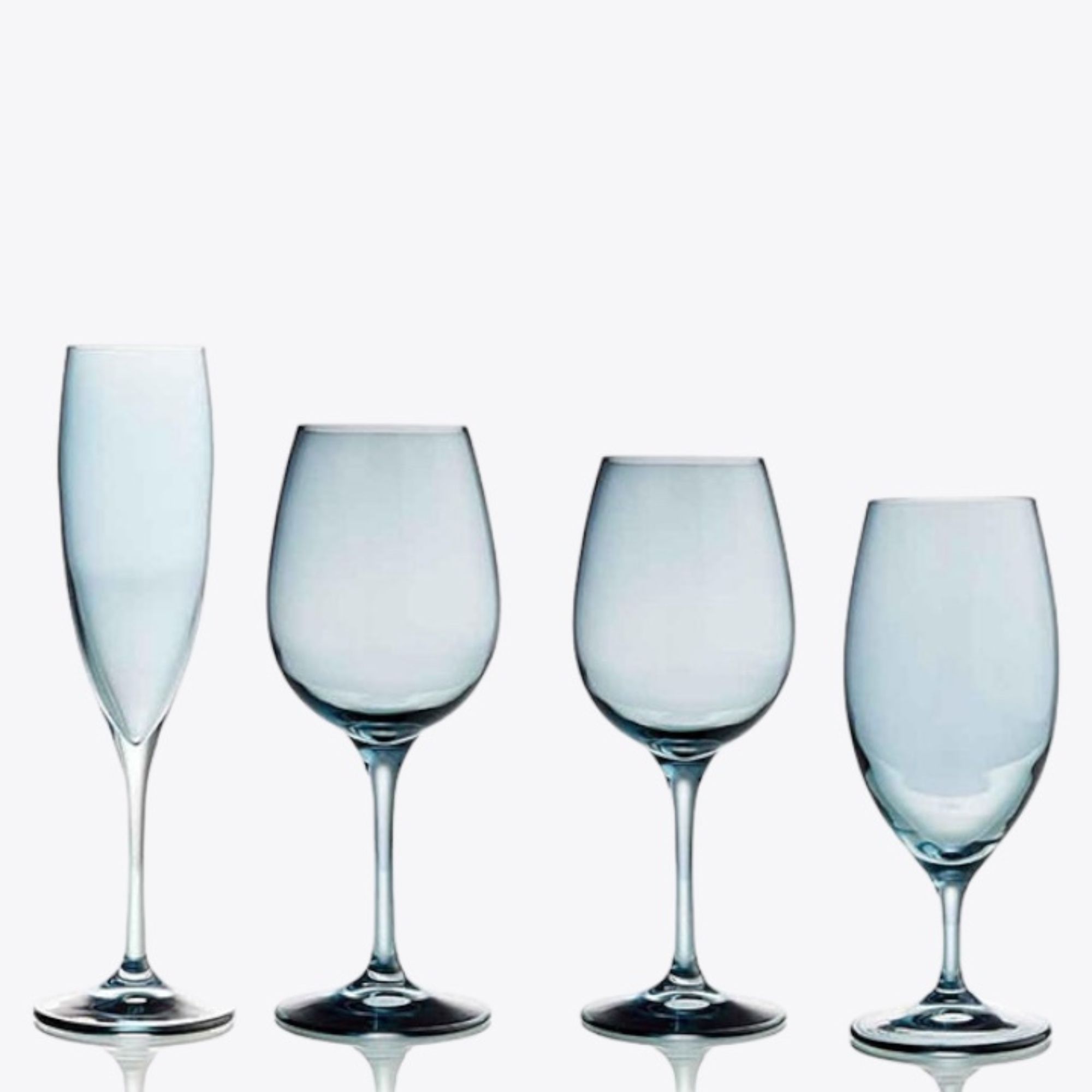 Alice Blue Glassware Collection