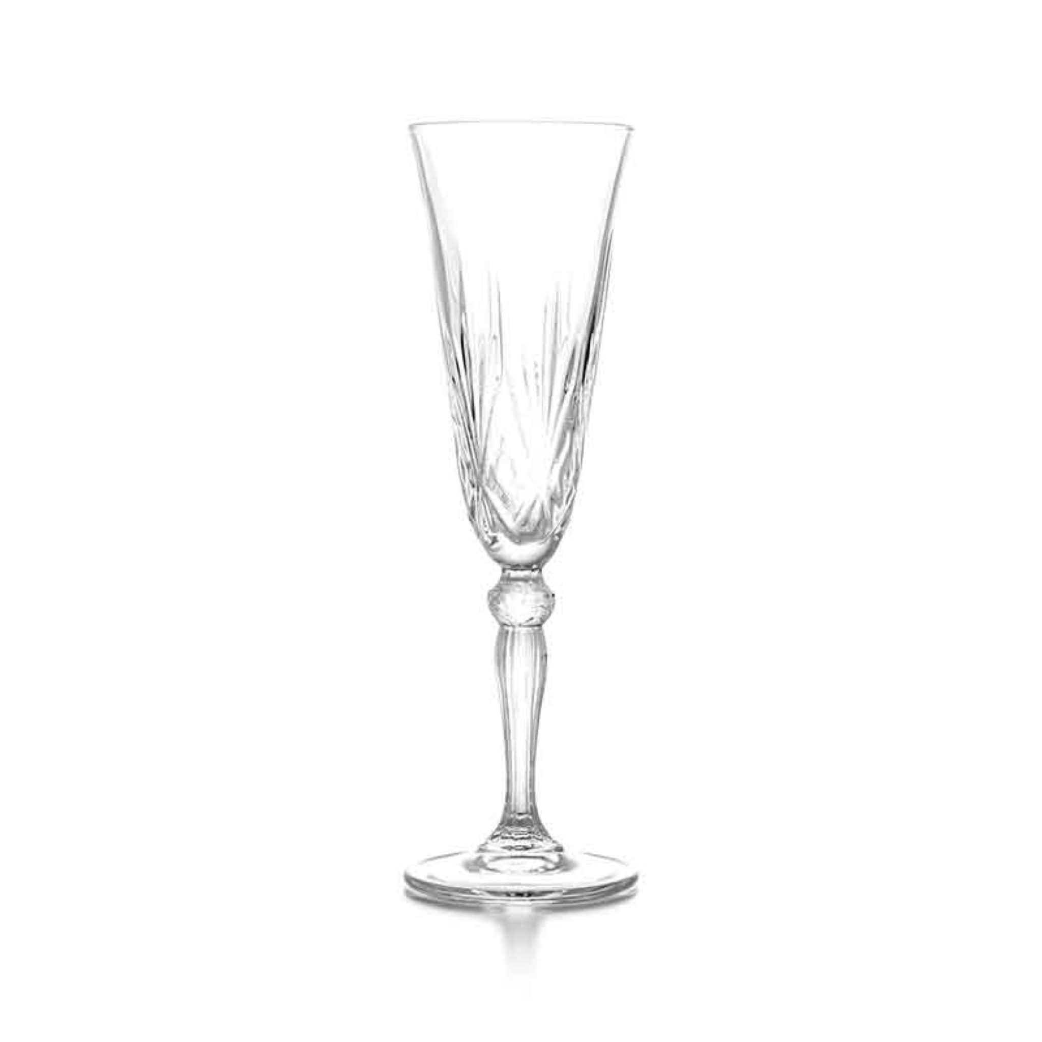 Diamond Champagne Flute 5.5 0z