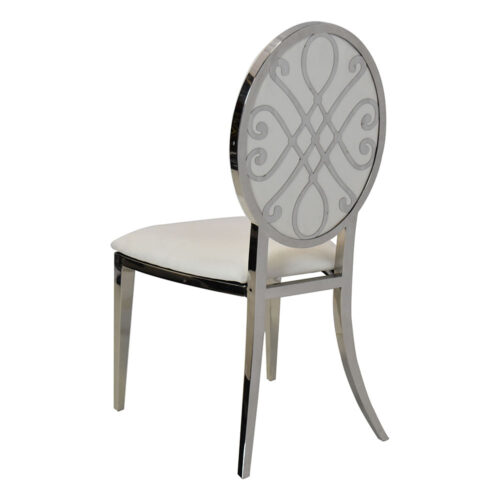 Imperial Silver Dining Chair – Windsor White