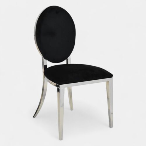 Imperial Silver Dinng Chair Black