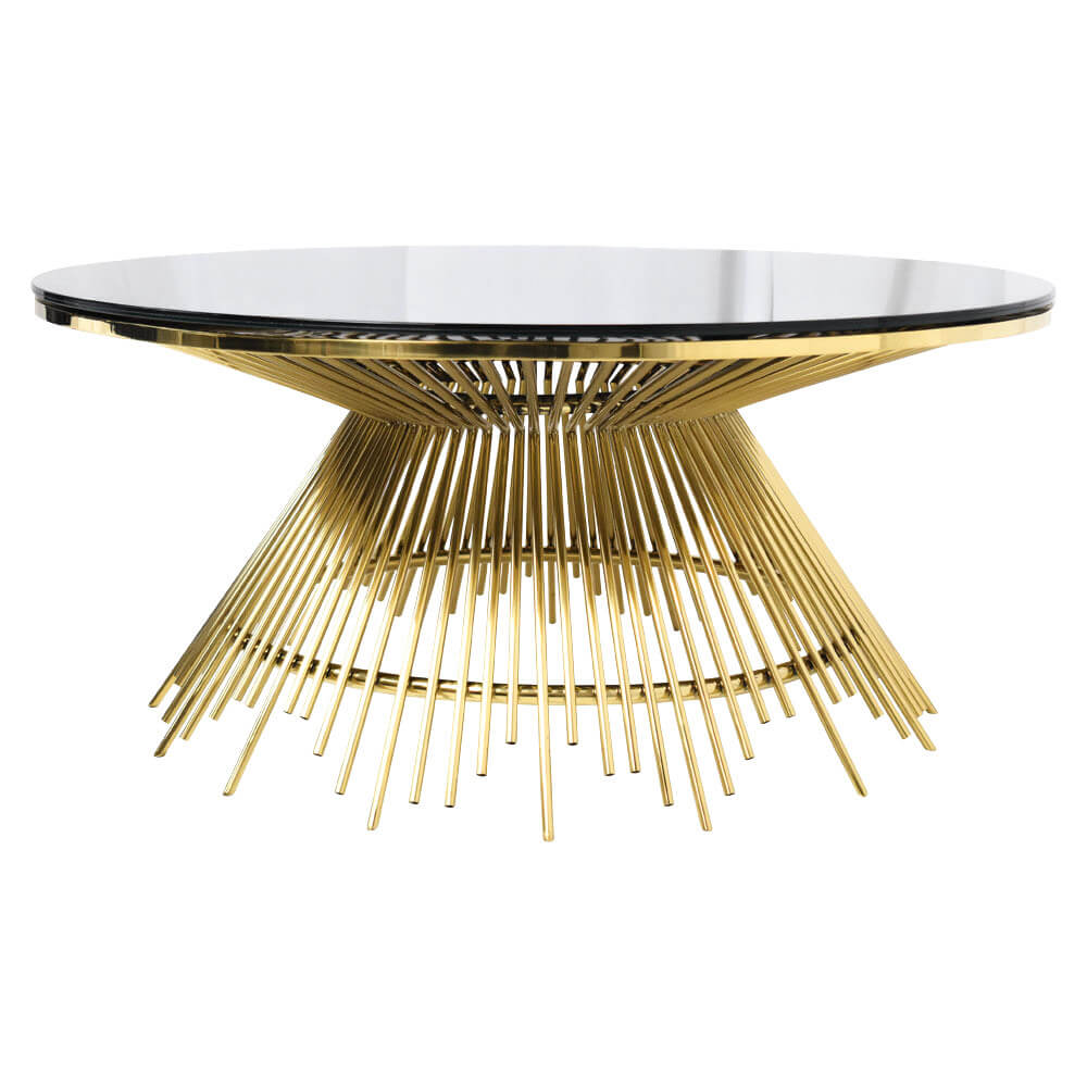 Béatrice Gold Coffee Table