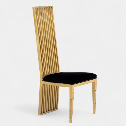 Legacy Gold Dining Chair Black