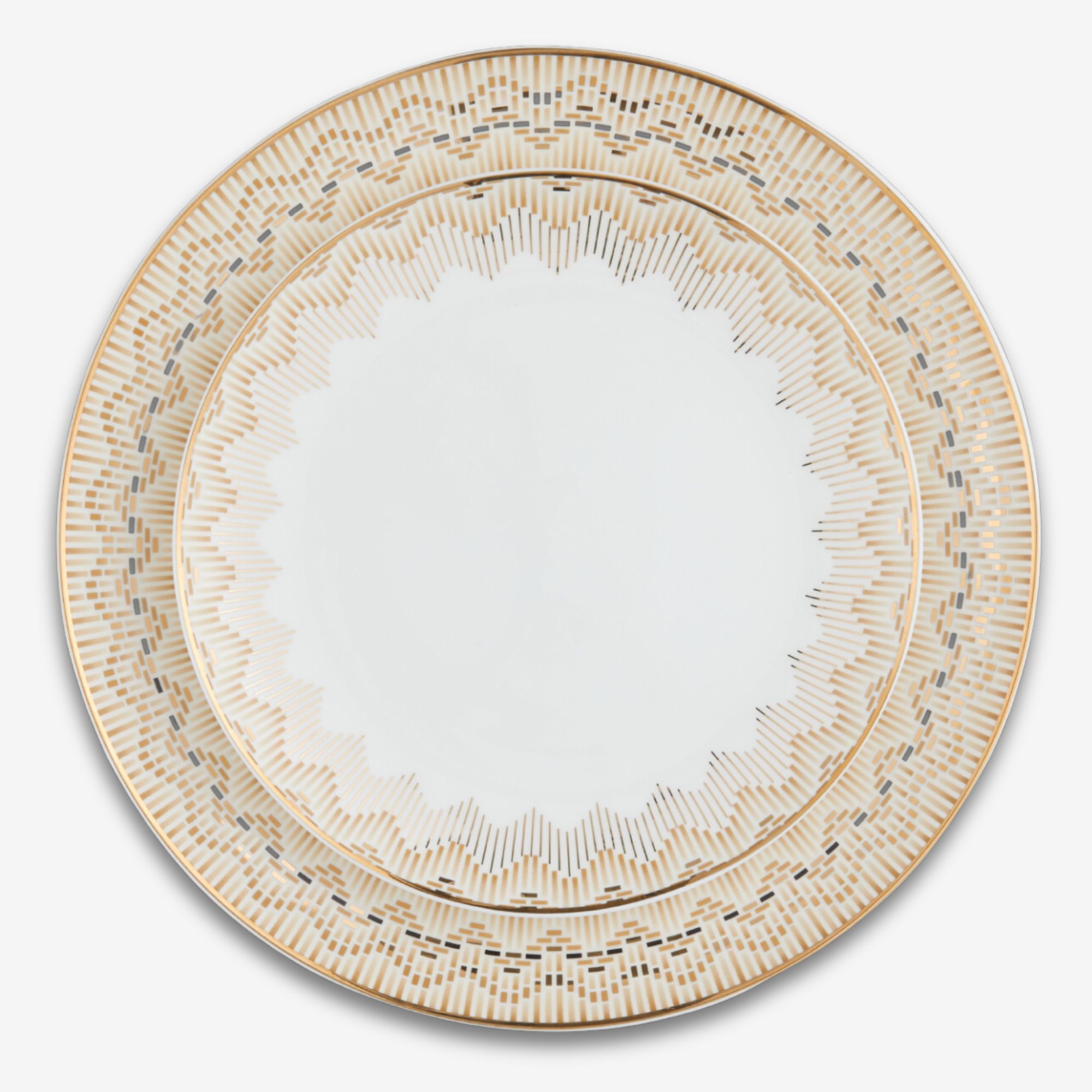 Bargello Gold Dinnerware Collection