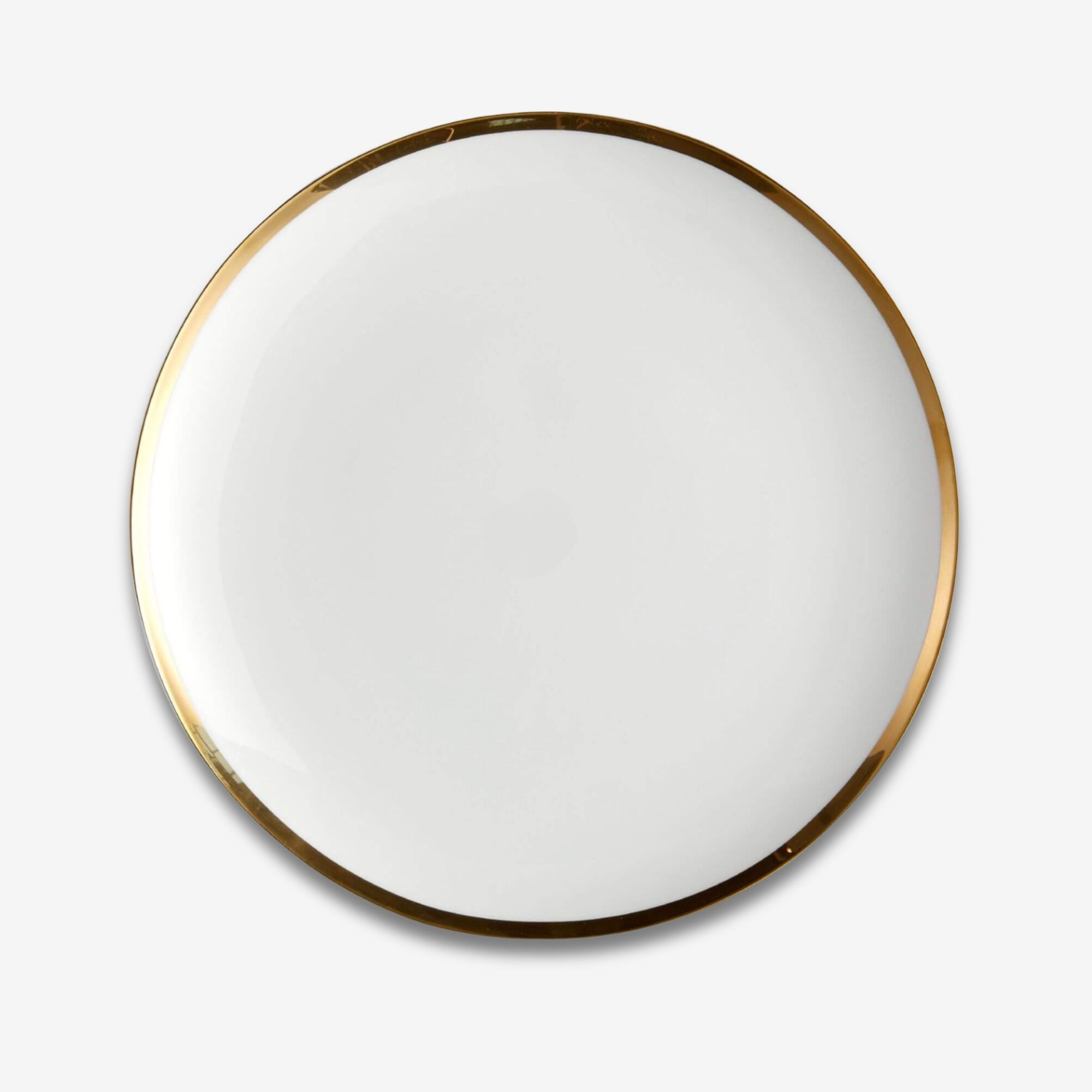 Dolce Gold Rim Dinner Plate