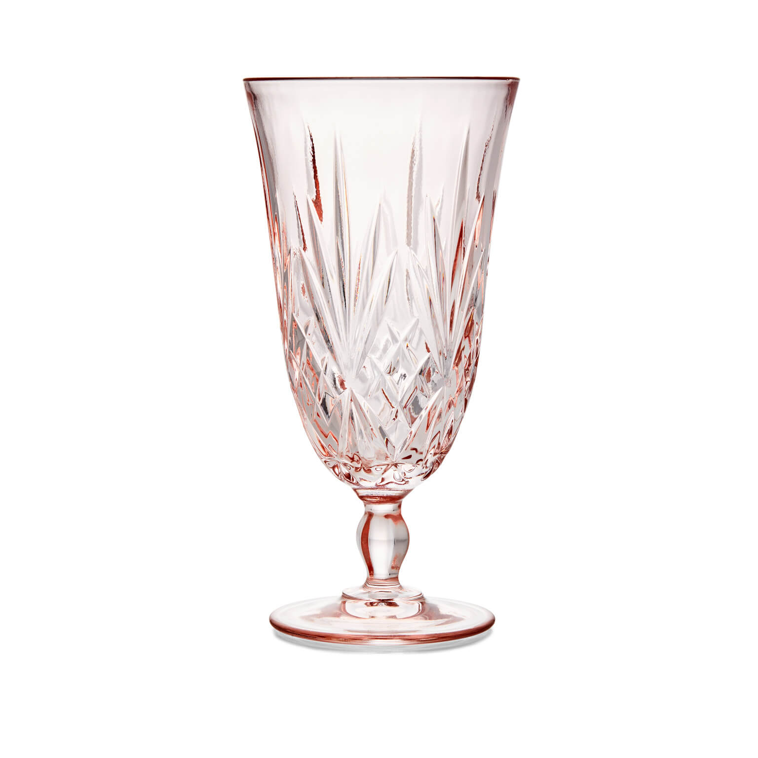 Murano Blush Water Goblet