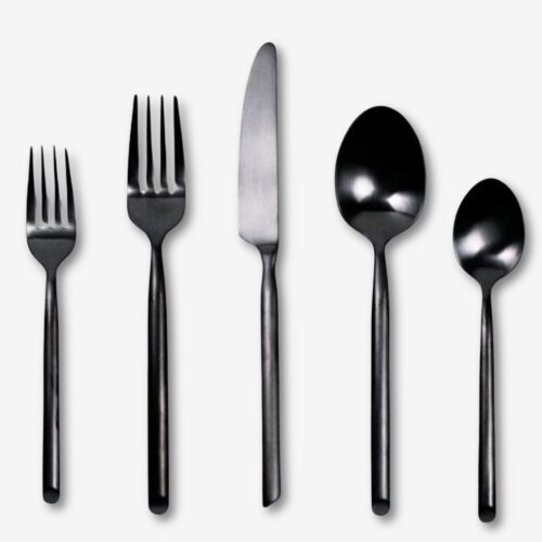 Tao Black Flatware Collection