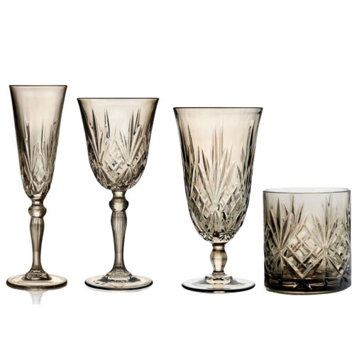 Murano Smoke Glassware Collection