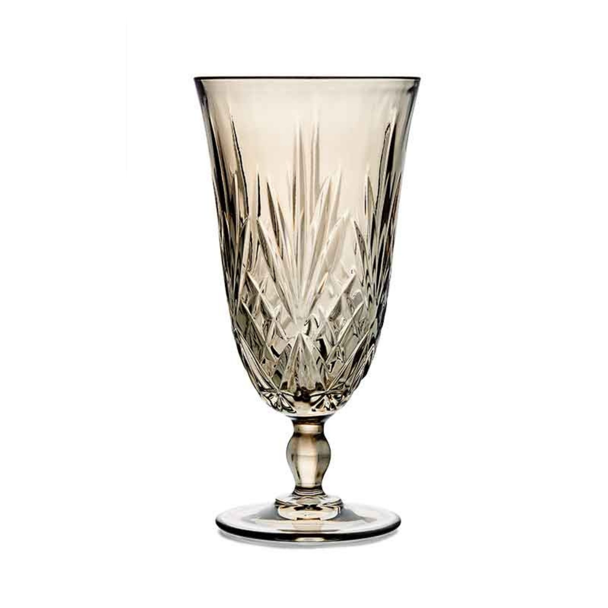 Murano Smoke Water Goblet