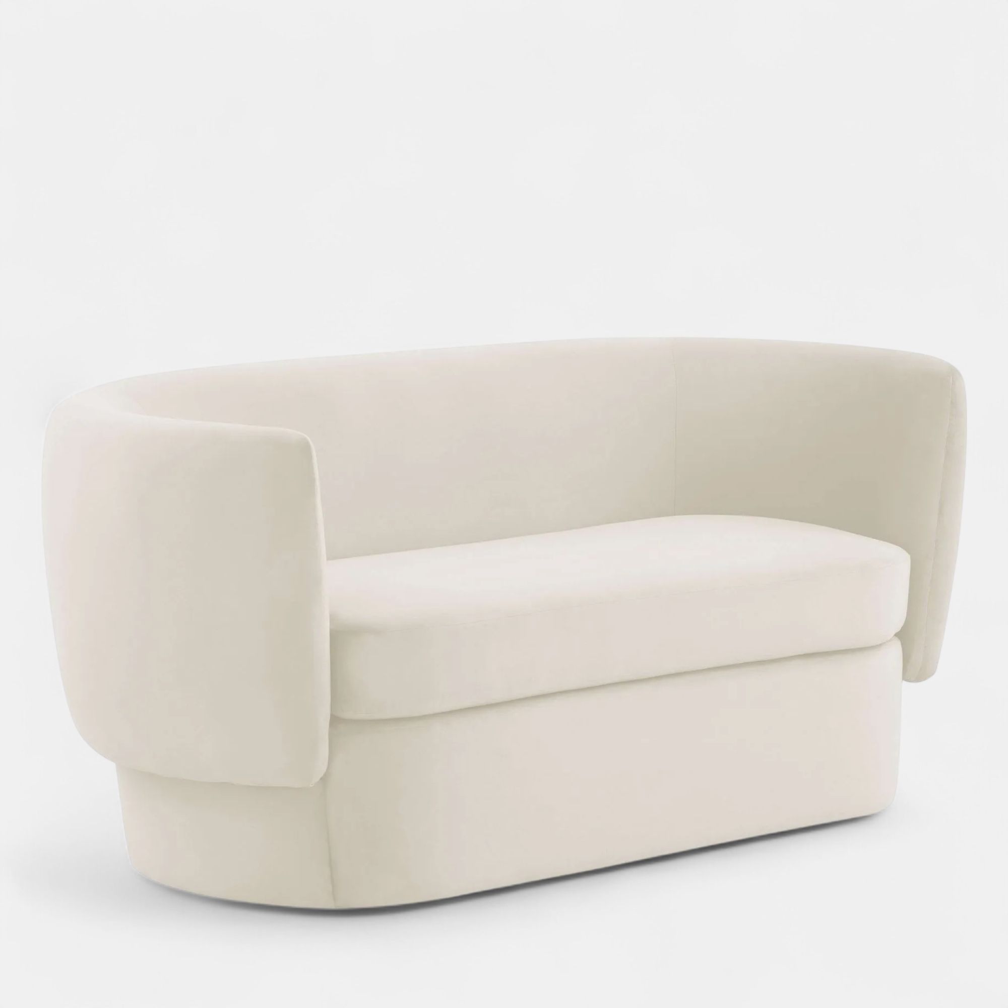 Dior Cream Loveseat - Image 2