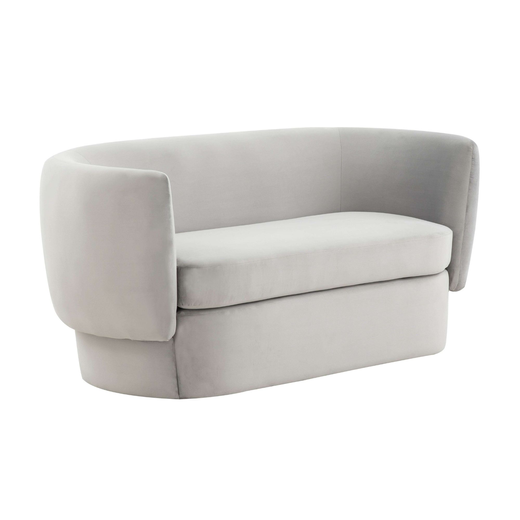 Queens Gray Loveseat 2