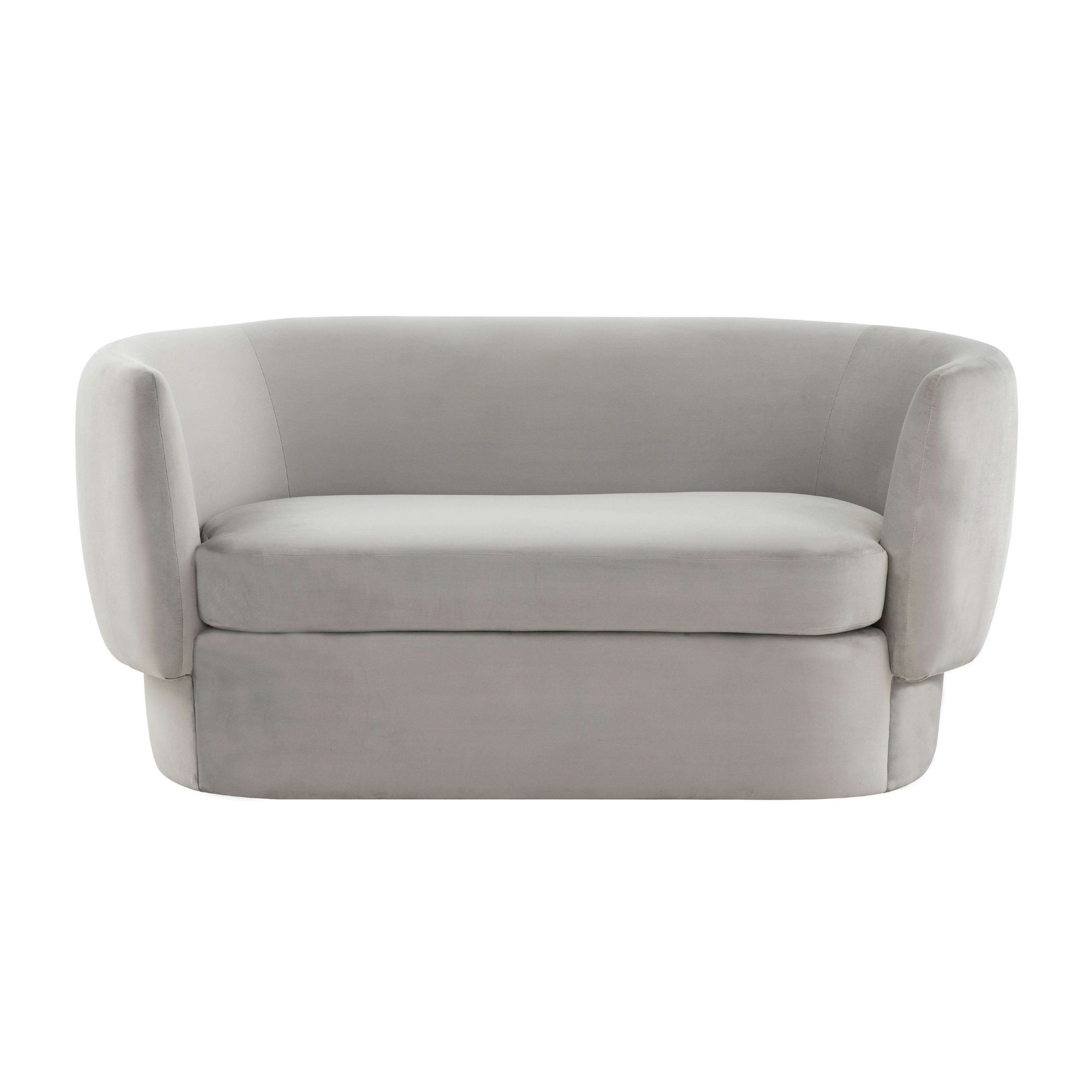 Queens Gray Loveseat