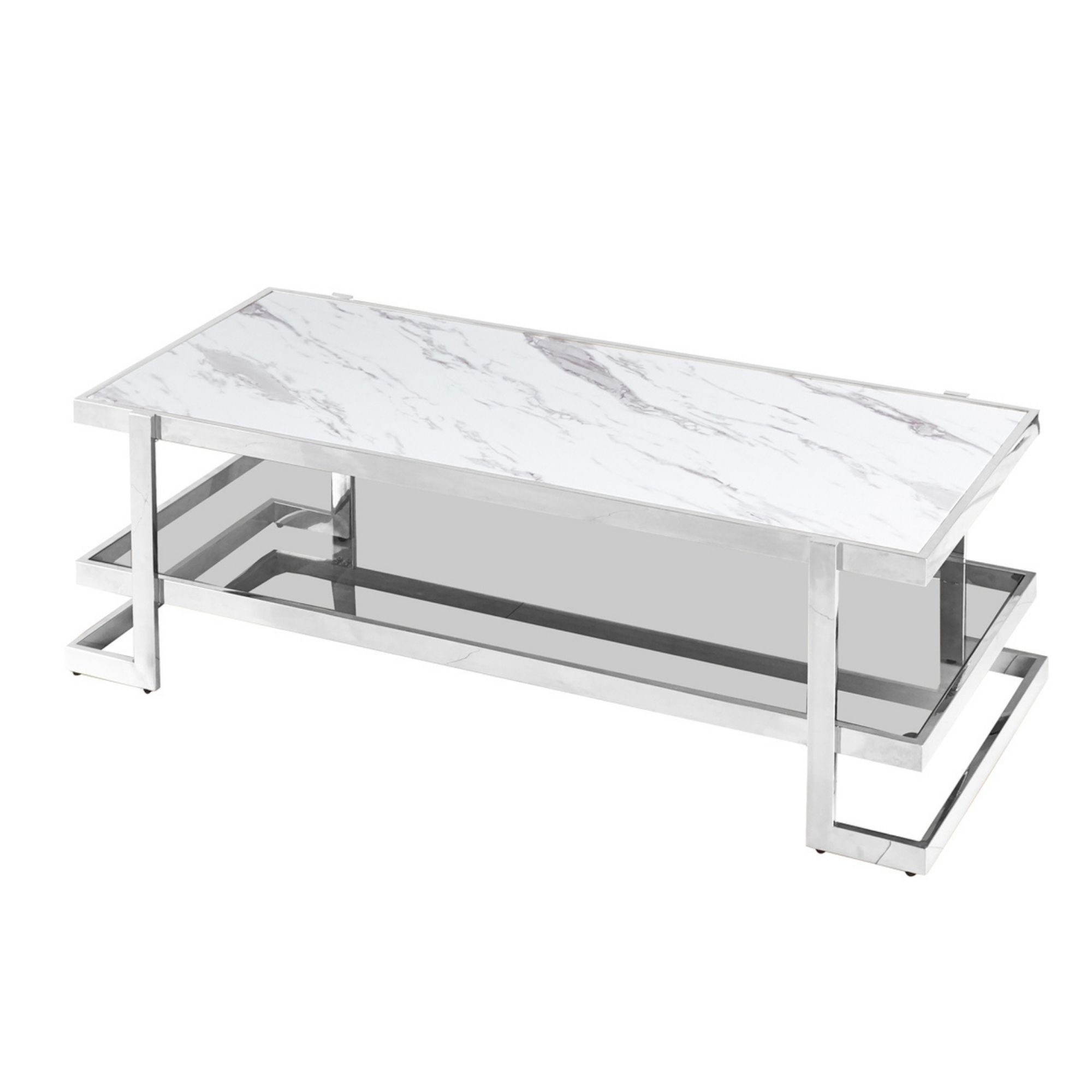 Domenica Silver Coffee Table