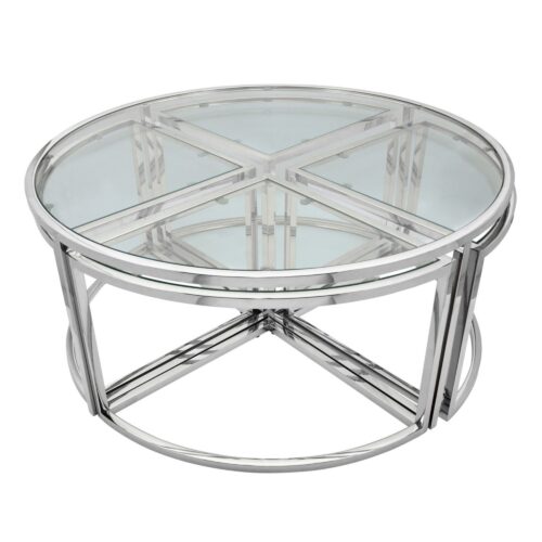 Hudson Silver Coffe Table