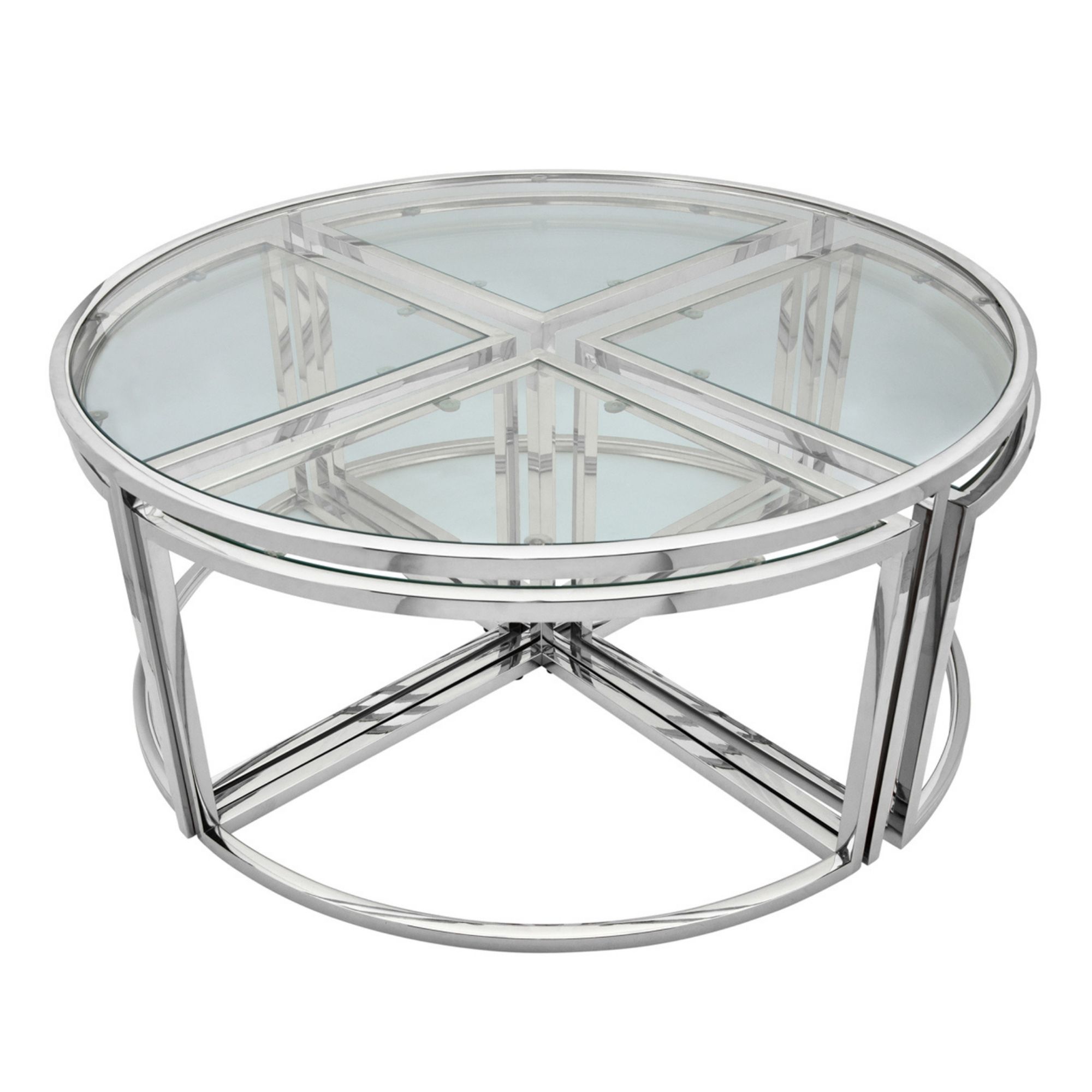 Hudson Silver Coffe Table