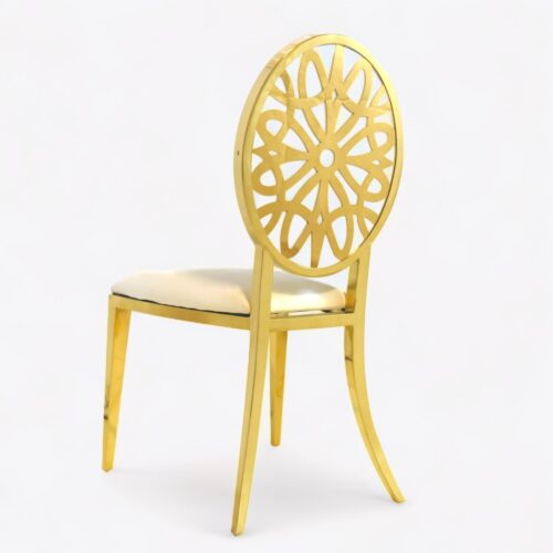 Imperial Gold Dining Chair Venetian White