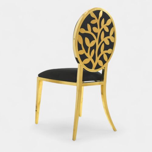 Imperial Gold Dining Chair Tree Black 1