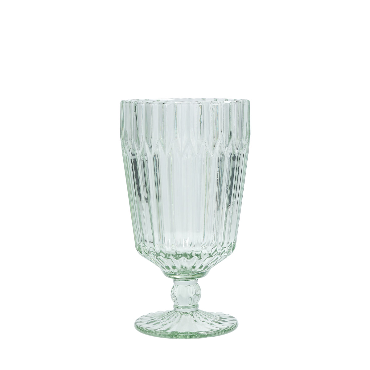 Sapphire Sage Green Water Goblet 14.2oz