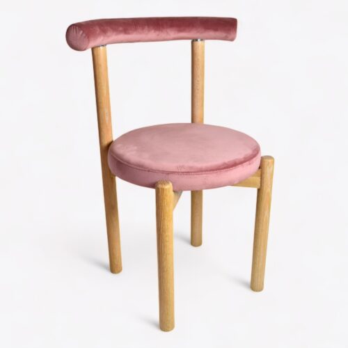 Bel AIr Dining Chair Dark Rose