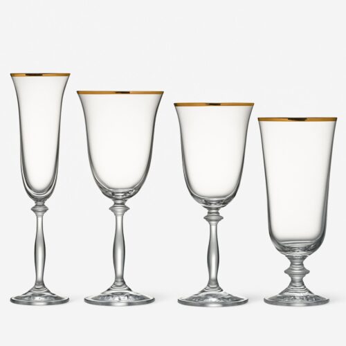 Chateau Gold Glassware Collection