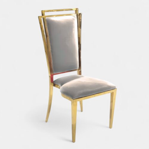 Dolce Gold DIning Chair Gray