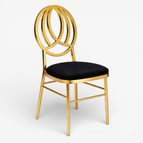 Bellini Gold DIning Chair Black