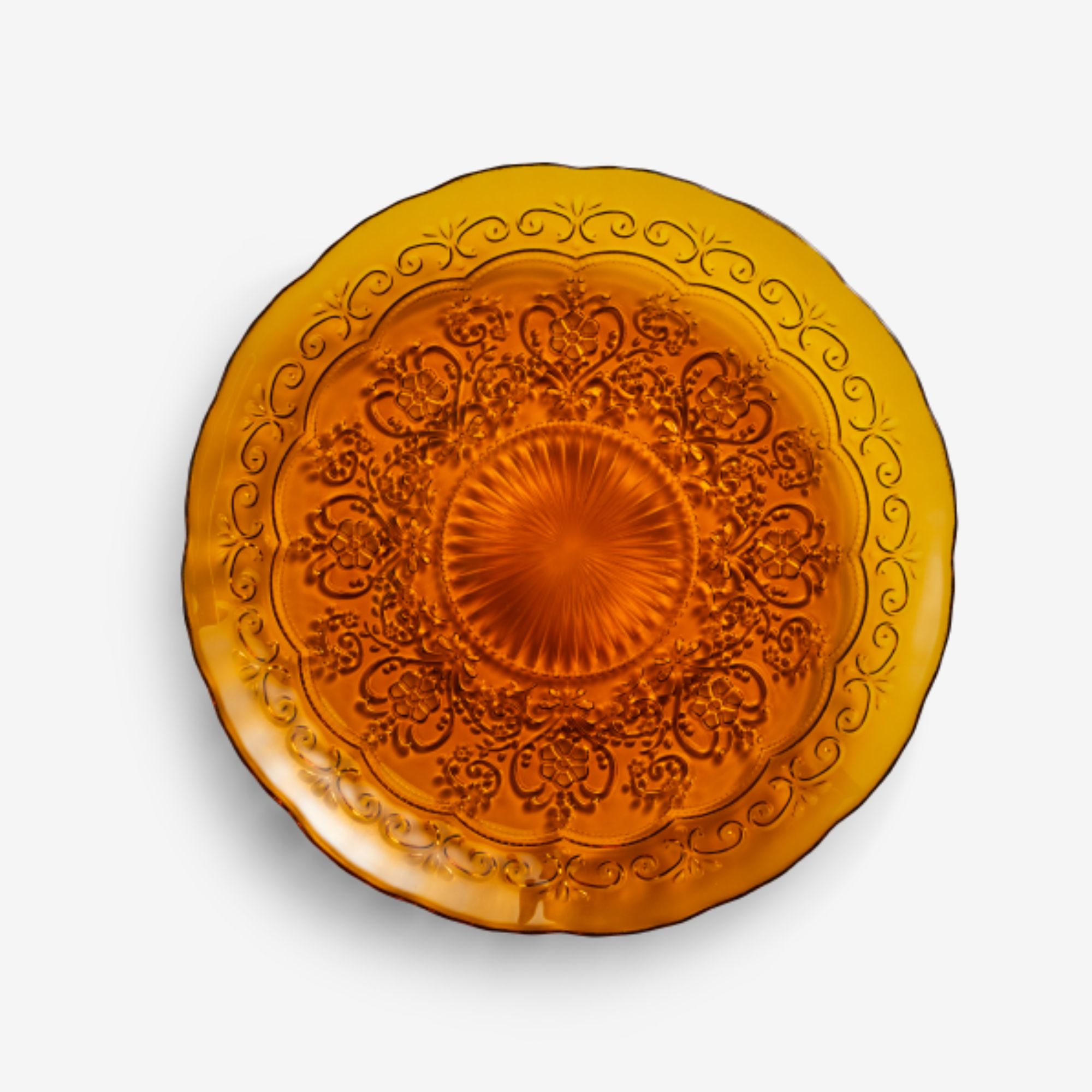 Carmina Amber Dinner Plate