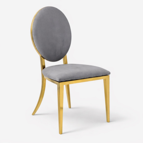 Imperial Gold DIning Chair Gray